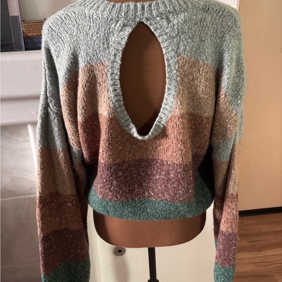 Jed Saltwater LUXE Multicolor Striped Sweater so soft size medium. - Picture 7 of 15